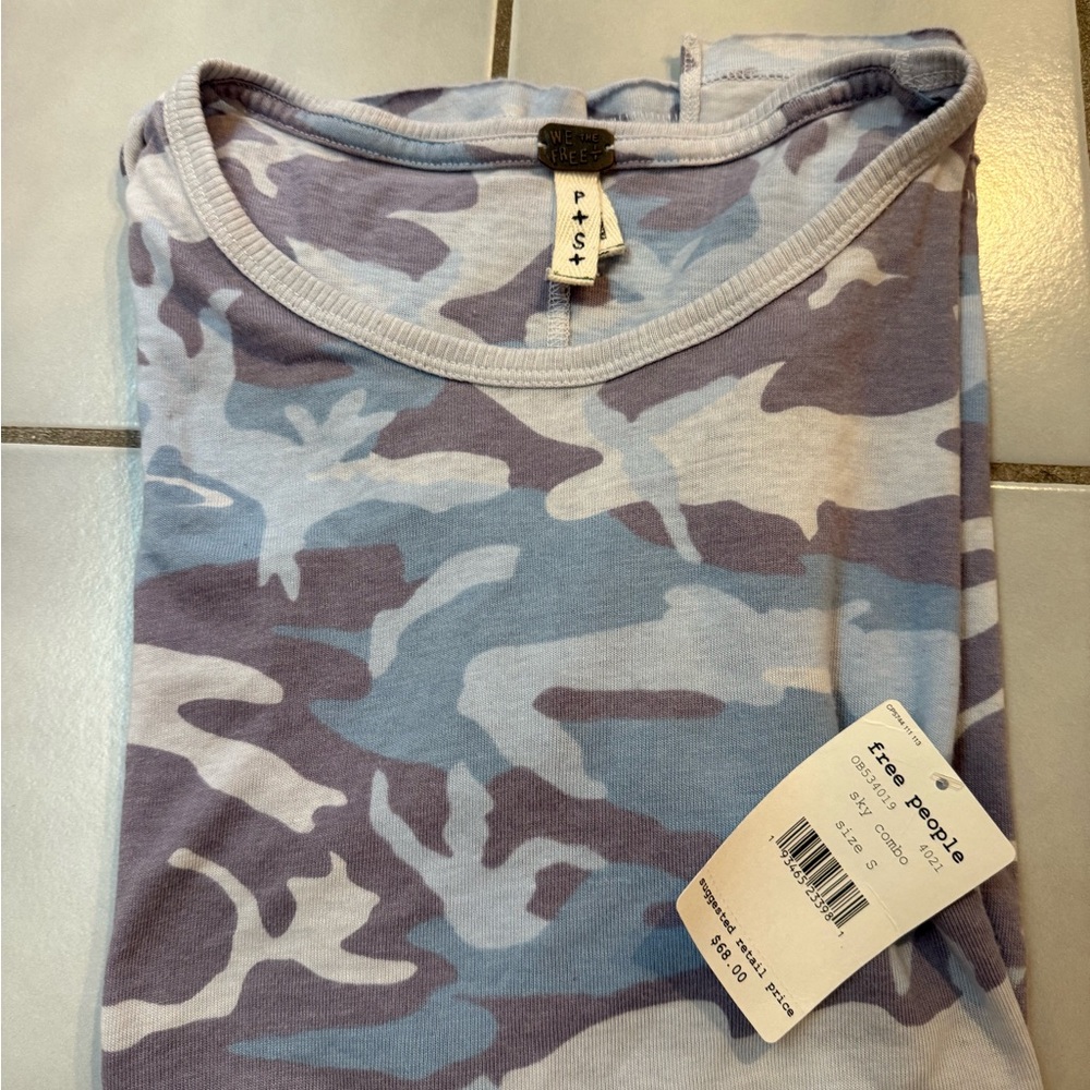Free People Camouflage Shirt NWT - Picture 4 of 4